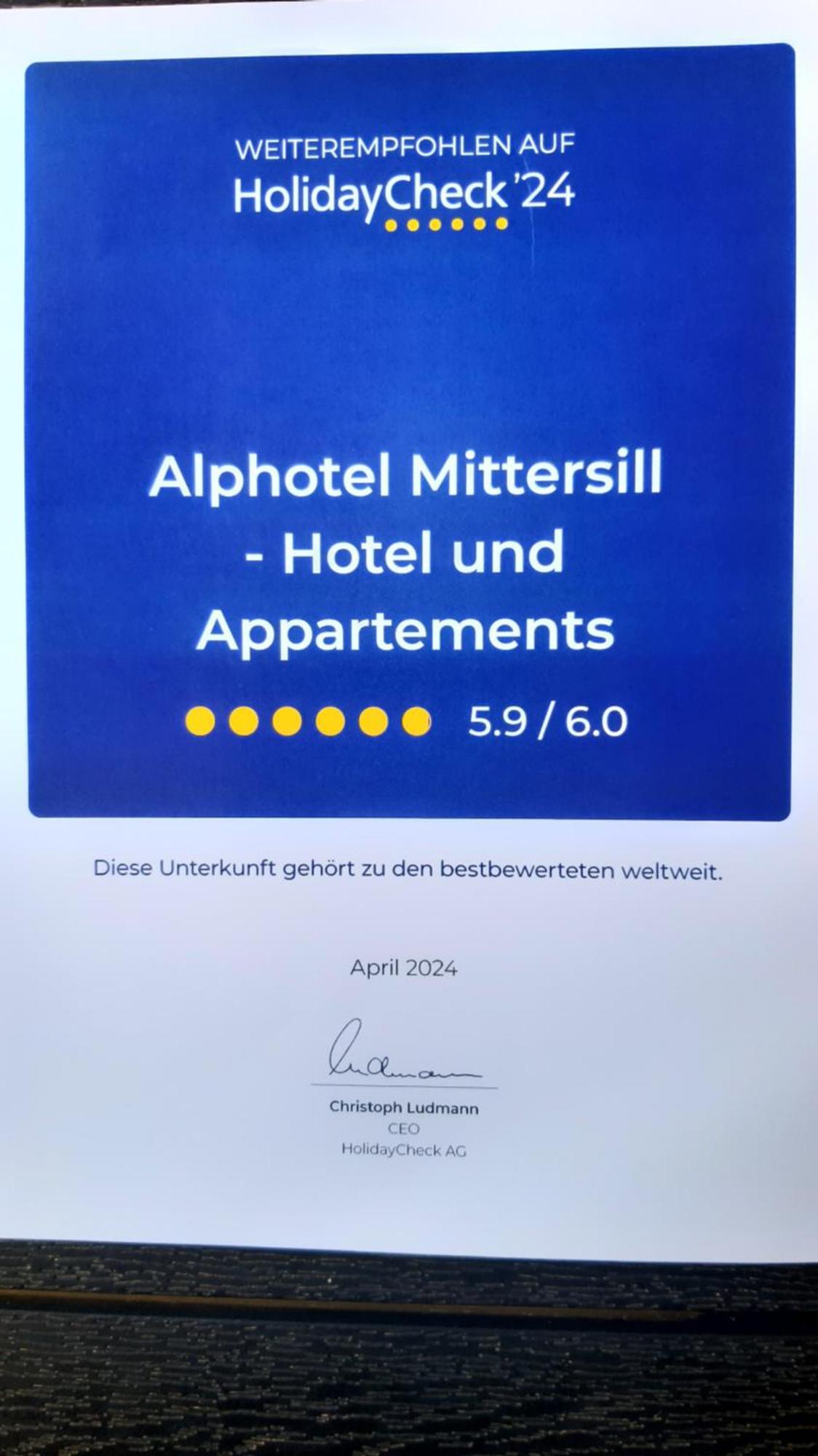 Alphotel Mittersill Esterno foto